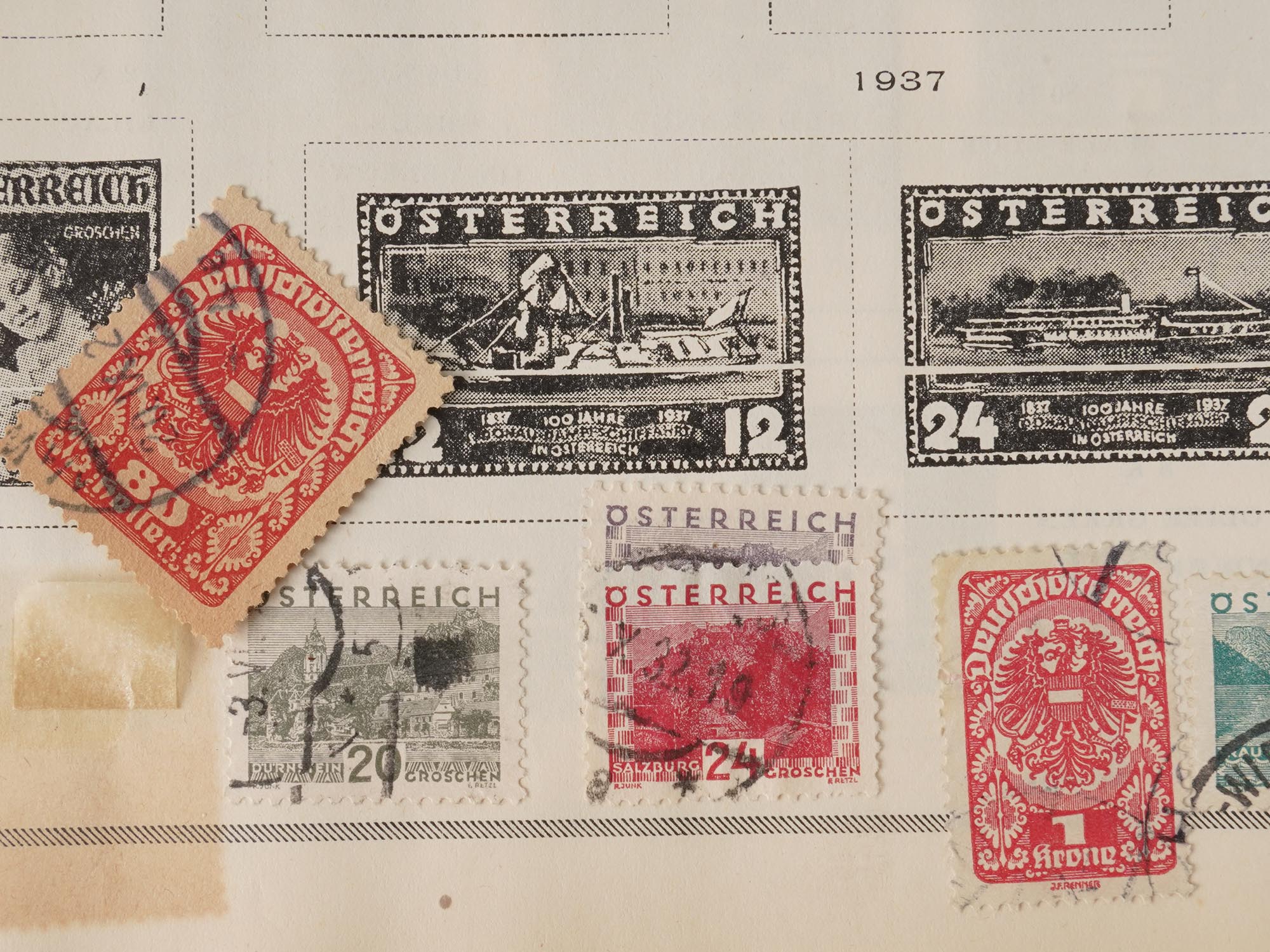 US HISTORY TOLD IN STAMPS BOOK AND A SCOTT ALBUM PIC-8